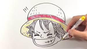 Easy way to draw Luffy from One Piece! Time-lapse drawing! - YouTube